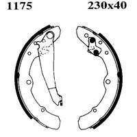 BREMBO S85509 - Juego de zapatas de frenos - ESSENTIAL LINE