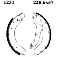BREMBO H24025 - Juego de zapatas de frenos - ESSENTIAL LINE - Standard Kit