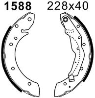 BREMBO S68521 - Juego de zapatas de frenos - ESSENTIAL LINE