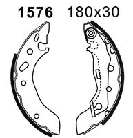 BREMBO S24529 - Juego de zapatas de frenos - ESSENTIAL LINE