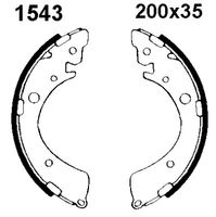 BREMBO S28506 - Juego de zapatas de frenos - ESSENTIAL LINE
