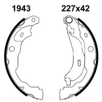 BSF 1943 - Juego de zapatas de frenos