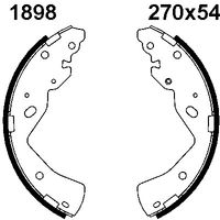 BREMBO S49527 - Juego de zapatas de frenos - ESSENTIAL LINE