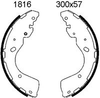 BREMBO S56547 - Juego de zapatas de frenos - ESSENTIAL LINE
