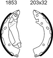 BREMBO S30525 - Juego de zapatas de frenos - ESSENTIAL LINE