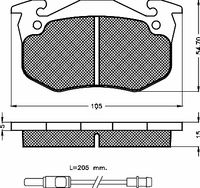 BREMBO DP68014 - Kit frenos, freno de disco - PRIME LINE - DOT 4 LV
