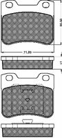 BREMBO DP61008 - Kit frenos, freno de disco - PRIME LINE - DOT 4 LV