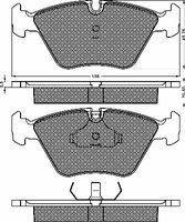 BREMBO P06012 - Juego de pastillas de freno - PRIME LINE