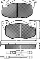 BREMBO DP61037 - Kit frenos, freno de disco - PRIME LINE - DOT 4 LV