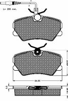 BREMBO P61031 - Juego de pastillas de freno - PRIME LINE