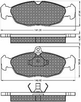 BREMBO P59011 - Juego de pastillas de freno - PRIME LINE