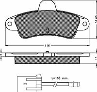 BREMBO P24038 - Juego de pastillas de freno - PRIME LINE