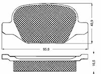 BREMBO P23065 - Juego de pastillas de freno - PRIME LINE
