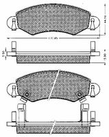 BREMBO P79015 - Juego de pastillas de freno - PRIME LINE