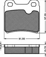 BREMBO P59018 - Juego de pastillas de freno - PRIME LINE