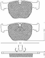BREMBO P06021 - Juego de pastillas de freno - PRIME LINE