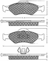BREMBO DP24008 - Kit frenos, freno de disco - PRIME LINE - DOT 4 LV