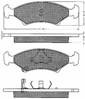 BREMBO P30009 - Juego de pastillas de freno - PRIME LINE