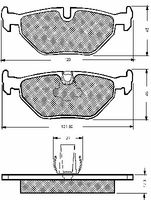 BREMBO P06023 - Juego de pastillas de freno - PRIME LINE