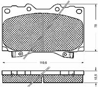 BREMBO P83048 - Juego de pastillas de freno - PRIME LINE