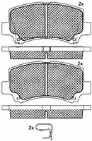 BREMBO P79011 - Juego de pastillas de freno - PRIME LINE