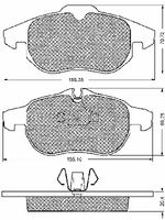 BREMBO P85077 - Juego de pastillas de freno - PRIME LINE