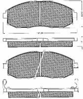 BREMBO P30013 - Juego de pastillas de freno - PRIME LINE