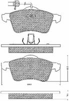 BREMBO P85050 - Juego de pastillas de freno - PRIME LINE