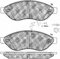 BREMBO P23143 - Juego de pastillas de freno - PRIME LINE