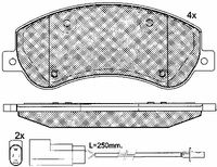 BREMBO P24064 - Juego de pastillas de freno - PRIME LINE