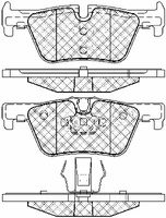 BREMBO P06071X - Juego de pastillas de freno - XTRA LINE