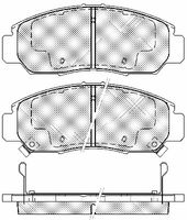 BREMBO P28047 - Juego de pastillas de freno - PRIME LINE
