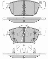 BREMBO P28076X - Juego de pastillas de freno - XTRA LINE