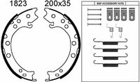 BREMBO S28519 - Juego de zapatas de frenos, freno de estacionamiento - ESSENTIAL LINE