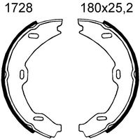 BREMBO S50520 - Juego de zapatas de frenos - ESSENTIAL LINE