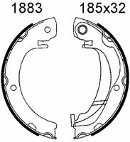 BREMBO S83561 - Juego de zapatas de frenos, freno de estacionamiento - ESSENTIAL LINE
