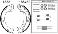 BREMBO S83561 - Juego de zapatas de frenos, freno de estacionamiento - ESSENTIAL LINE