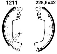 BREMBO S68503 - Juego de zapatas de frenos - ESSENTIAL LINE