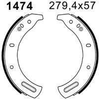 BSF 1474 - Juego de zapatas de frenos