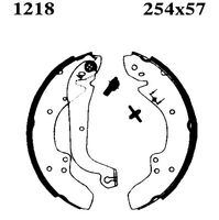 BREMBO H23010 - Juego de zapatas de frenos - ESSENTIAL LINE - Standard Kit