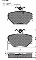 BREMBO DP23003 - Kit frenos, freno de disco - PRIME LINE - DOT 4 LV