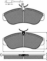 BREMBO P23093 - Juego de pastillas de freno - PRIME LINE