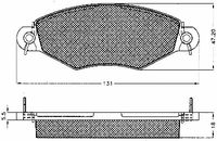 BREMBO P61098 - Juego de pastillas de freno - PRIME LINE