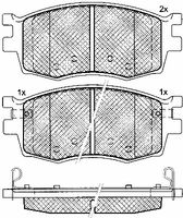BREMBO P30069 - Juego de pastillas de freno - PRIME LINE