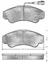 BREMBO P23093 - Juego de pastillas de freno - PRIME LINE