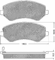 BREMBO P37007 - Juego de pastillas de freno - PRIME LINE