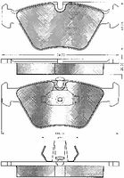 BREMBO P06022 - Juego de pastillas de freno - PRIME LINE