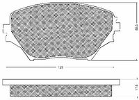 BREMBO P83055 - Juego de pastillas de freno - PRIME LINE