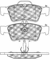 BREMBO P50052 - Juego de pastillas de freno - PRIME LINE
