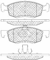 BREMBO P68039 - Juego de pastillas de freno - PRIME LINE